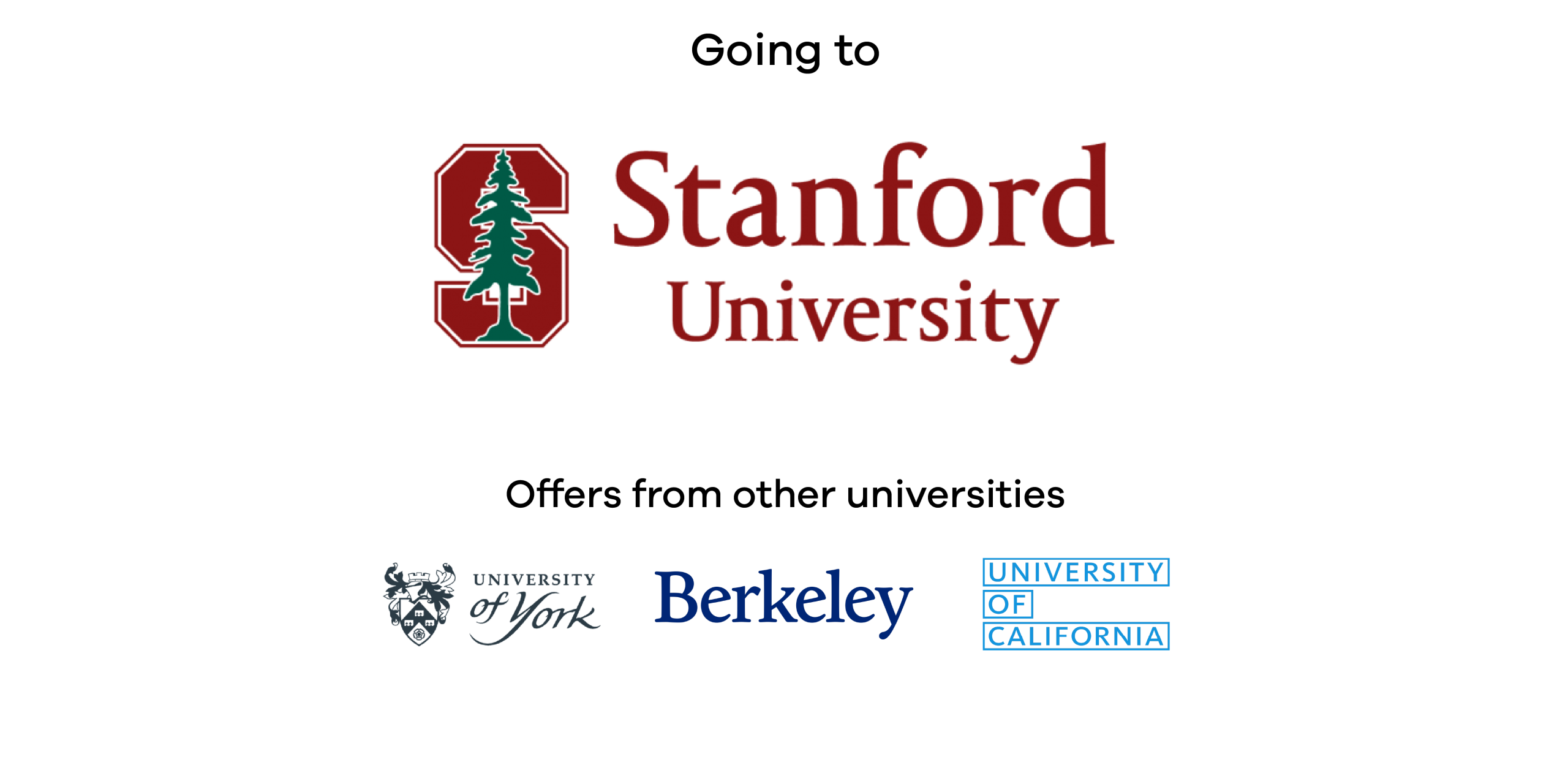 Eshaal Bashir's acceptances: Stanford University and offers from other universities
