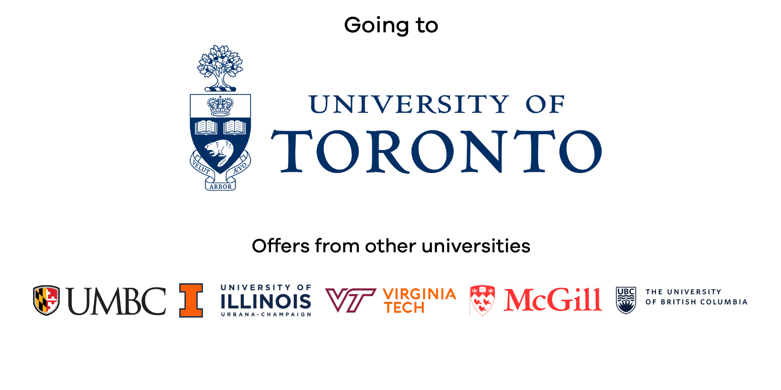Mustafa Faisal Rana's acceptances: University of Toronto and offers from other universities