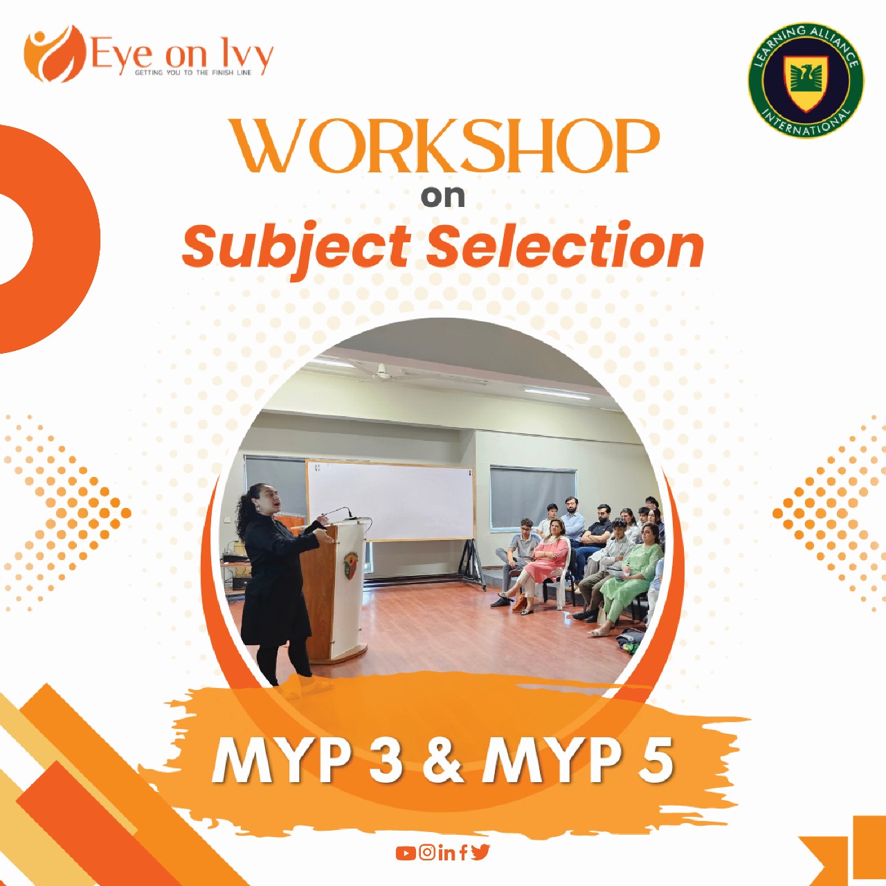 Eye On Ivy & Learning Alliance Workshop Subject Selection LAI with MYP 3 and MYP 5